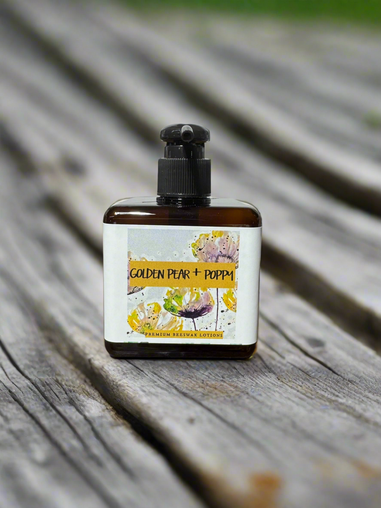 GOLDEN PEAR + POPPY PREMIUM BEESWAX LOTION