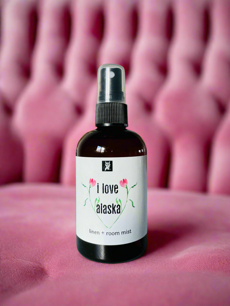 I LOVE ALASKA LINEN SPRAY + ROOM MIST