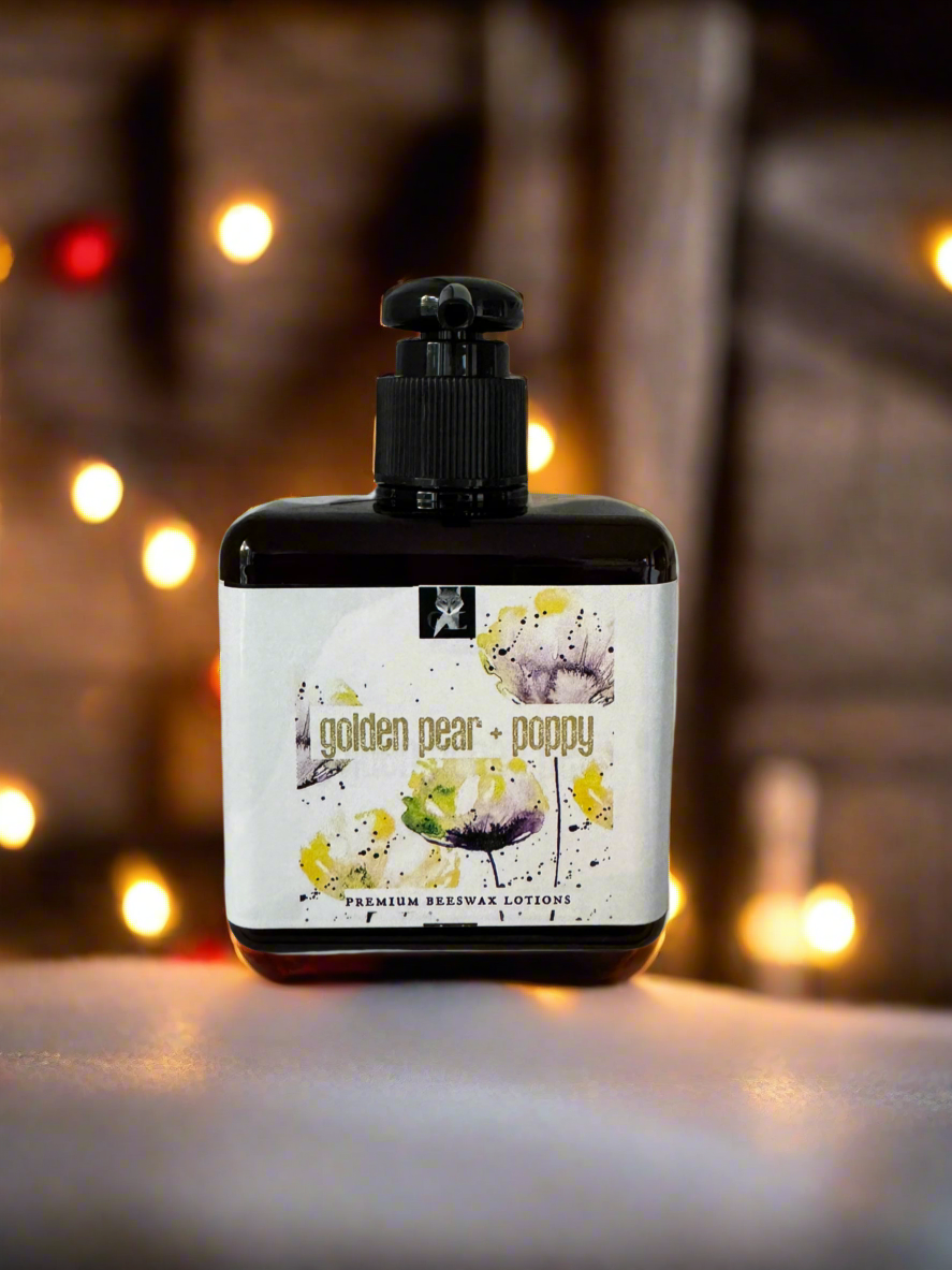 GOLDEN PEAR + POPPY PREMIUM BEESWAX LOTION