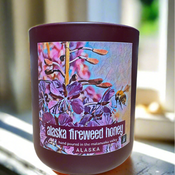 ALASKA FIREWEED HONEY COCONUT WAX CANDLE