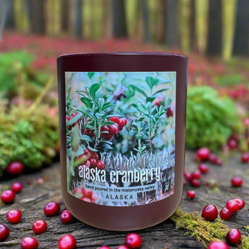 ALASKA CRANBERRY COCONUT WAX CANDLE