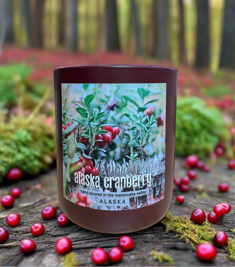 ALASKA CRANBERRY COCONUT WAX CANDLE