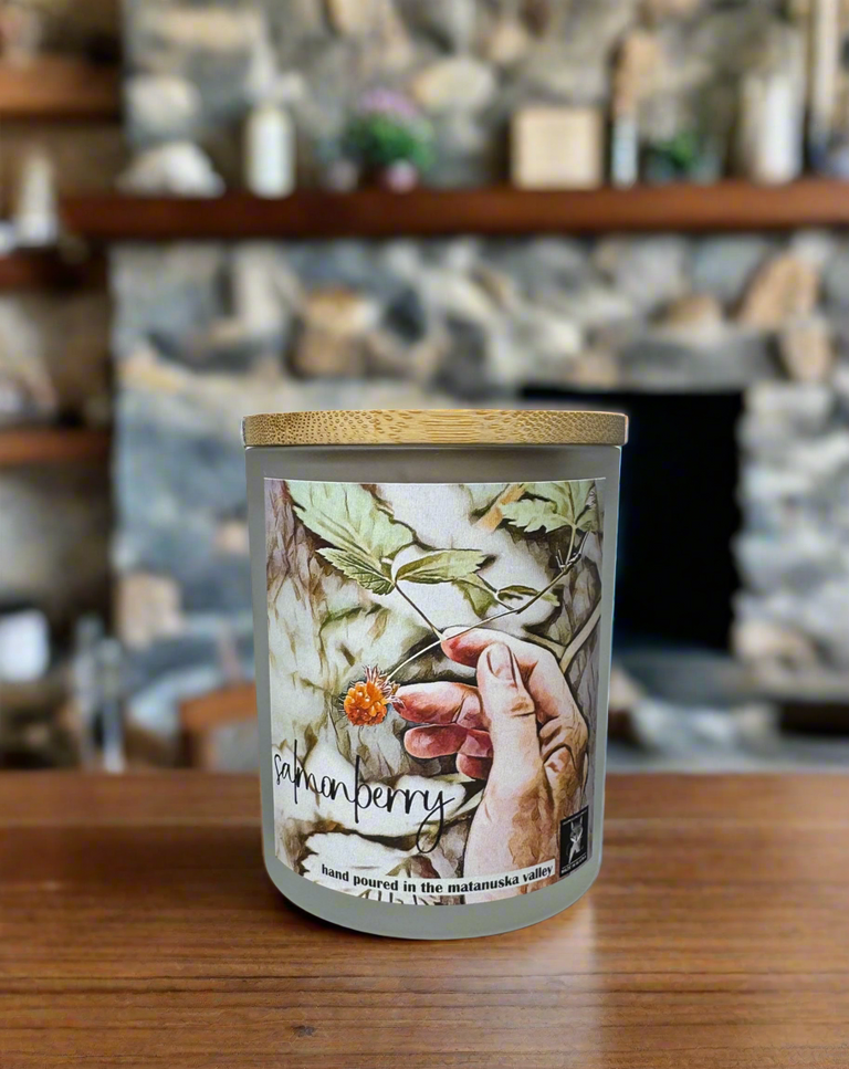 SALMONBERRY COCONUT WAX CANDLE