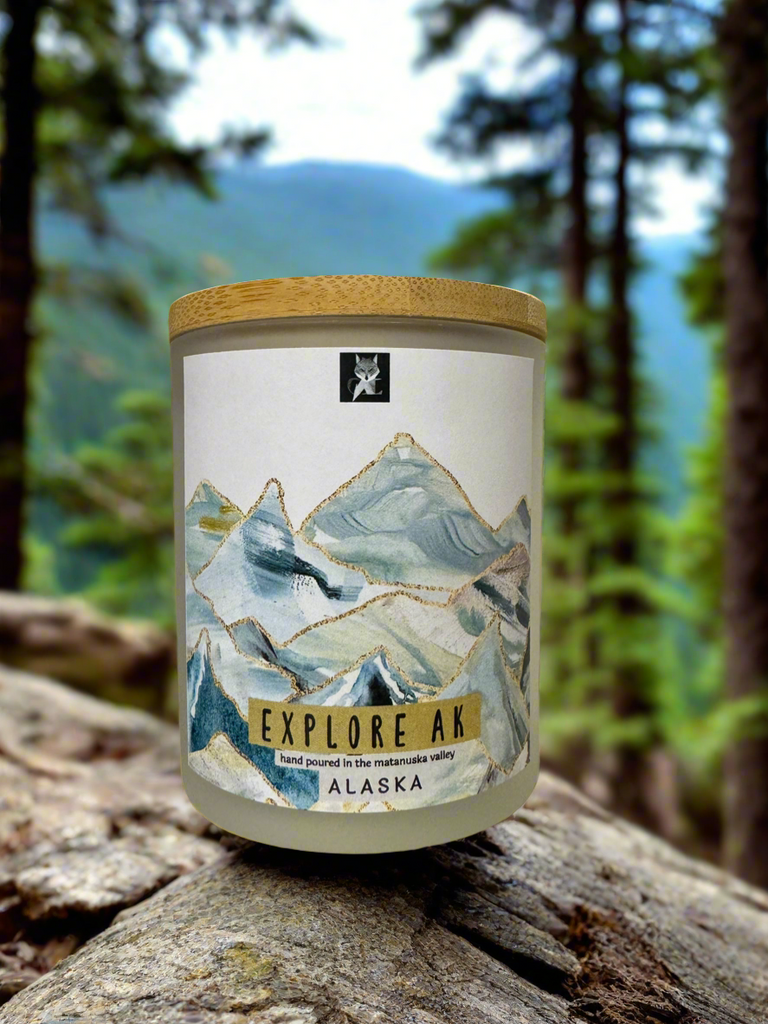 EXPLORE AK COCONUT WAX CANDLE