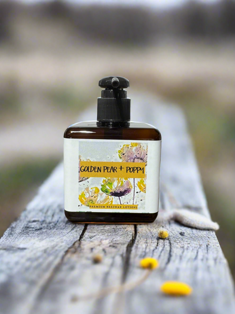 GOLDEN PEAR + POPPY PREMIUM BEESWAX LOTION