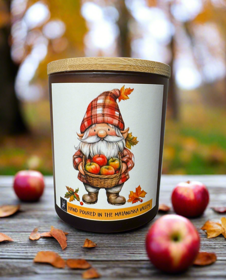 AUTUMN GNOMES COCONUT WAX CANDLES - NEW!!