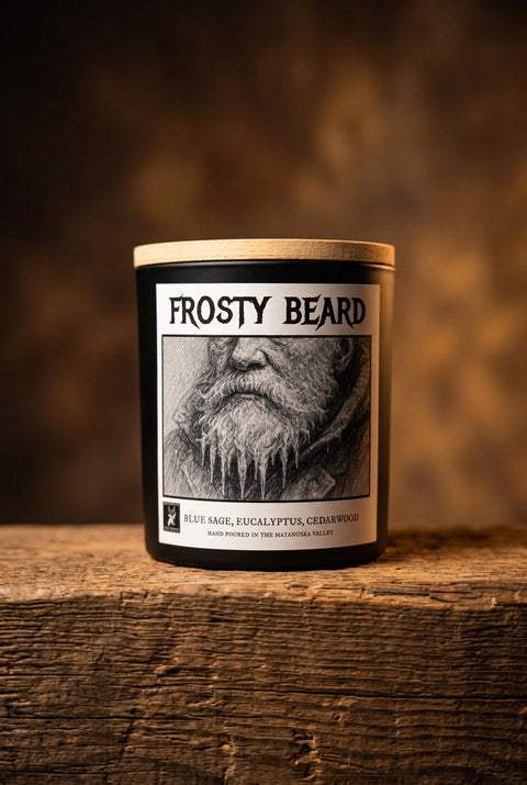 FROSTY BEARD COCONUT WAX CANDLE
