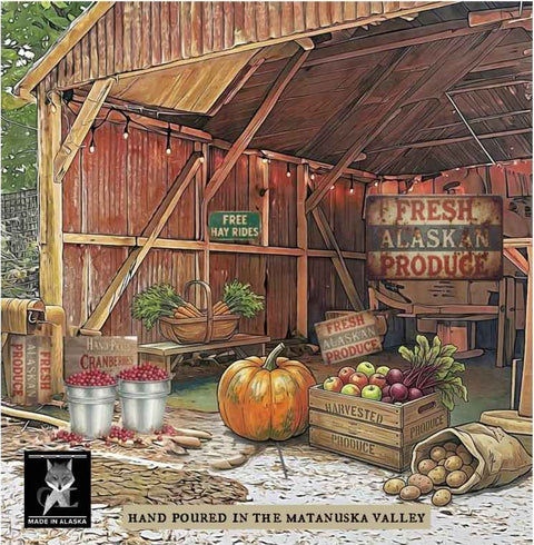 VINTAGE FALL COCONUT WAX CANDLE