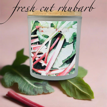 FRESH CUT RHUBARB COCONUT WAX CANDLE