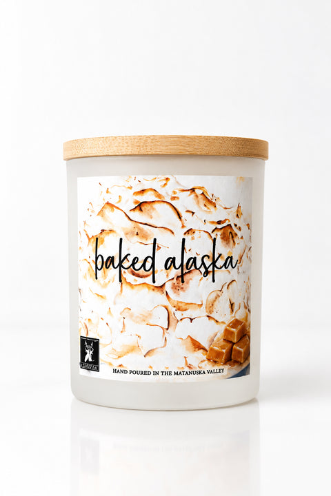 BAKED ALASKA COCONUT WAX CANDLE