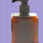 9 oz amber lotion bottle