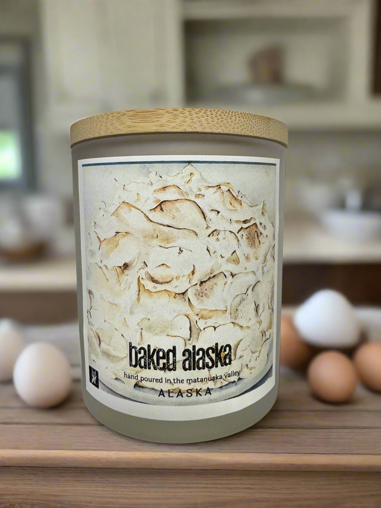 BAKED ALASKA COCONUT WAX CANDLE