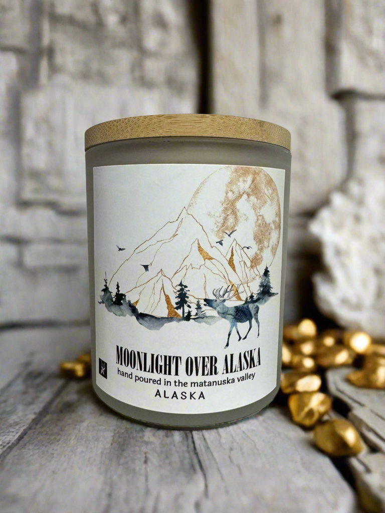 MOONLIGHT OVER ALASKA COCONUT WAX CANDLE