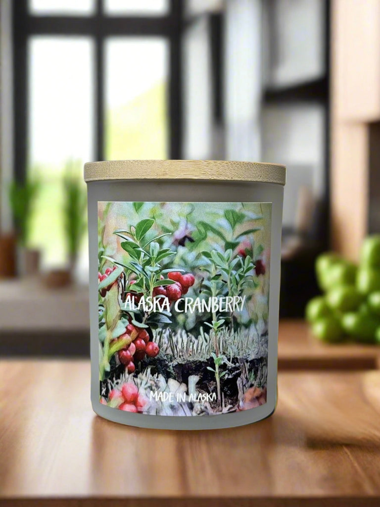 ALASKA CRANBERRY COCONUT WAX CANDLE