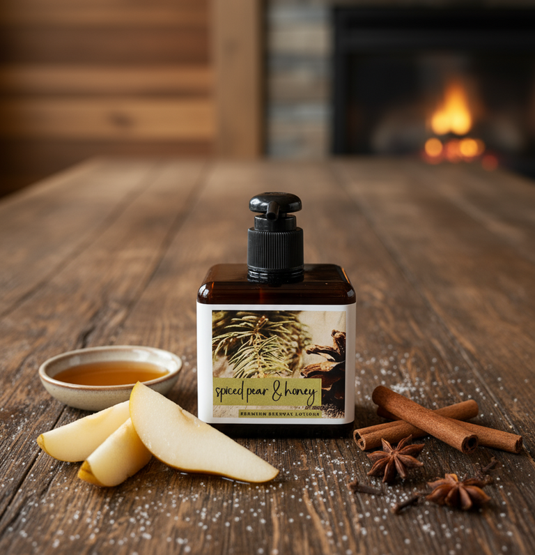 SPICED PEAR & HONEY PREMIUM BEESWAX LOTION