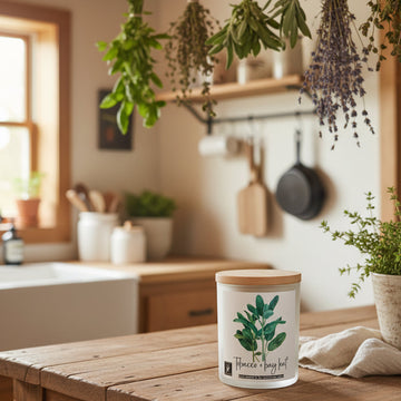 TOBACCO & BAY LEAF  COCONUT WAX CANDLE