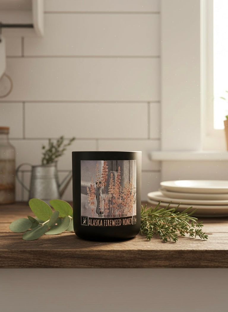 ALASKA FIREWEED HONEY COCONUT WAX CANDLE