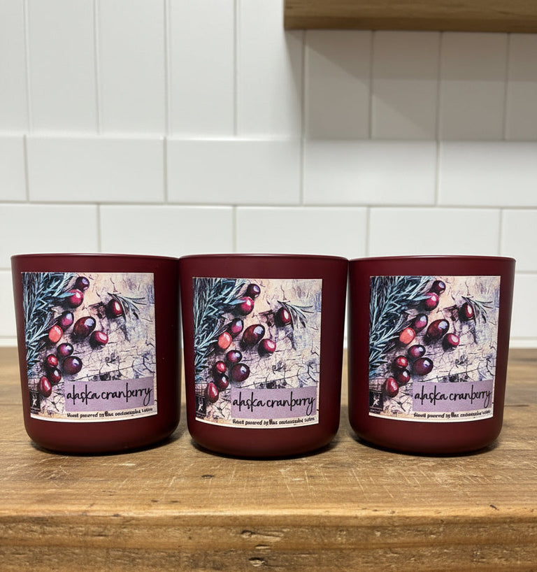 ALASKA CRANBERRY COCONUT WAX CANDLE