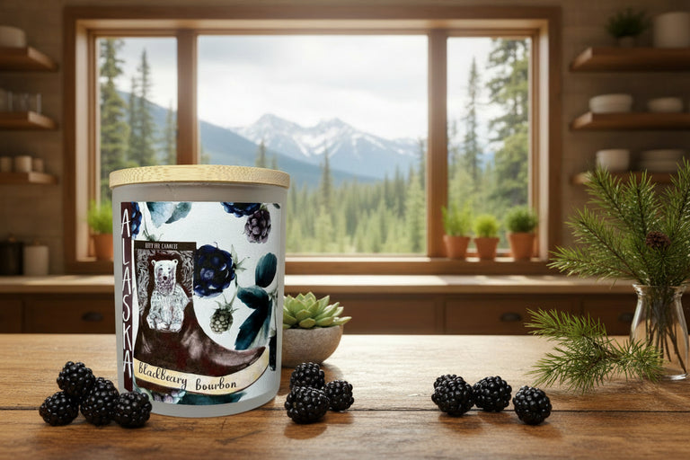 BLACKBEARY BOURBON WATER BOOT CANDLE