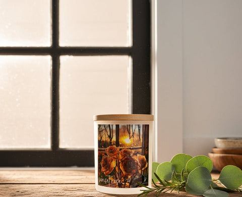 SUNSET ROSE COCONUT WAX CANDLE