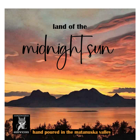 LAND OF THE MIDNIGHT SUN COCONUT WAX CANDLE