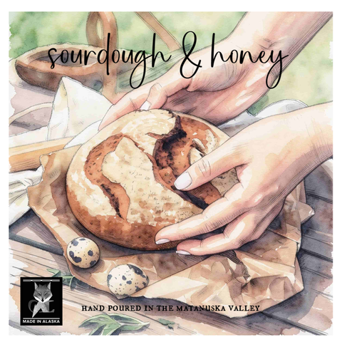 SOURDOUGH & HONEY COCONUT WAX CANDLE - NEW!!