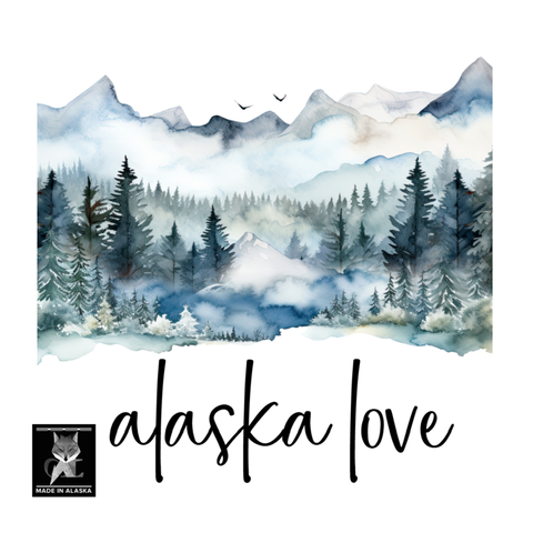 ALASKA LOVE COCONUT WAX CANDLE