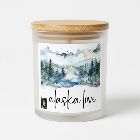 ALASKA LOVE COCONUT WAX CANDLE