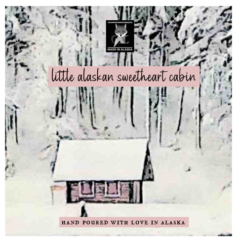 LITTLE ALASKAN SWEETHEART CABIN COCONUT WAX CANDLE - ♡new!♡