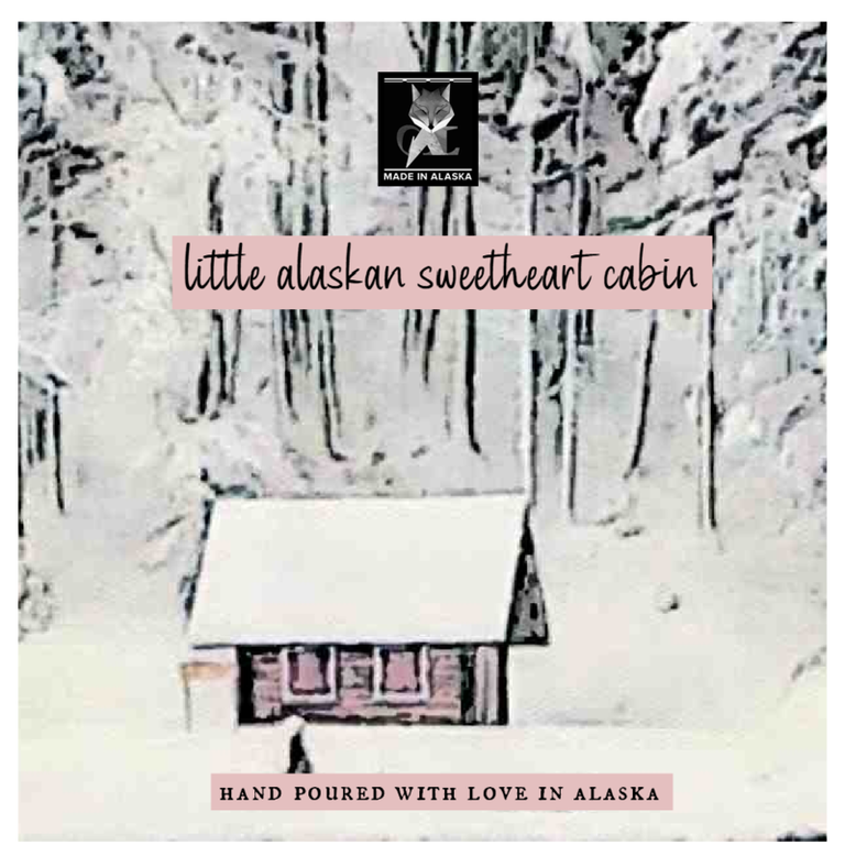 LITTLE ALASKAN SWEETHEART CABIN COCONUT WAX CANDLE - ♡new!♡