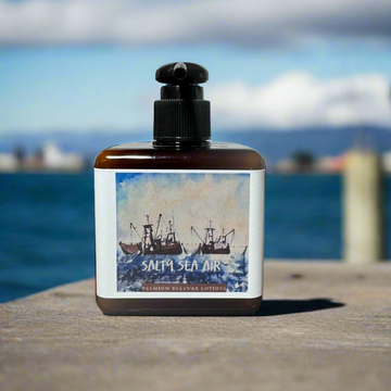 salty_sea_air_grey_fox_candles_salty_sea_air_coconut_wax_candle_made_in_alaska_alaska_made_alaska_candle_company_homer_seward_valdez_sea_lotion, premium beeswax lotion