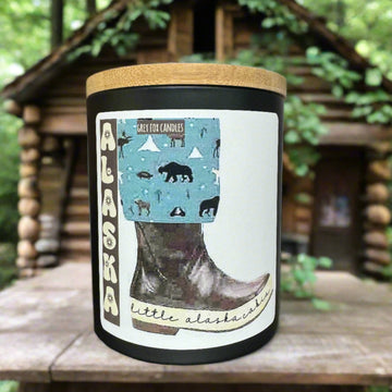 LITTLE ALASKAN CABIN WATER BOOT CANDLE