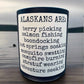 alaskans are summer theme candle, grey fox candle
