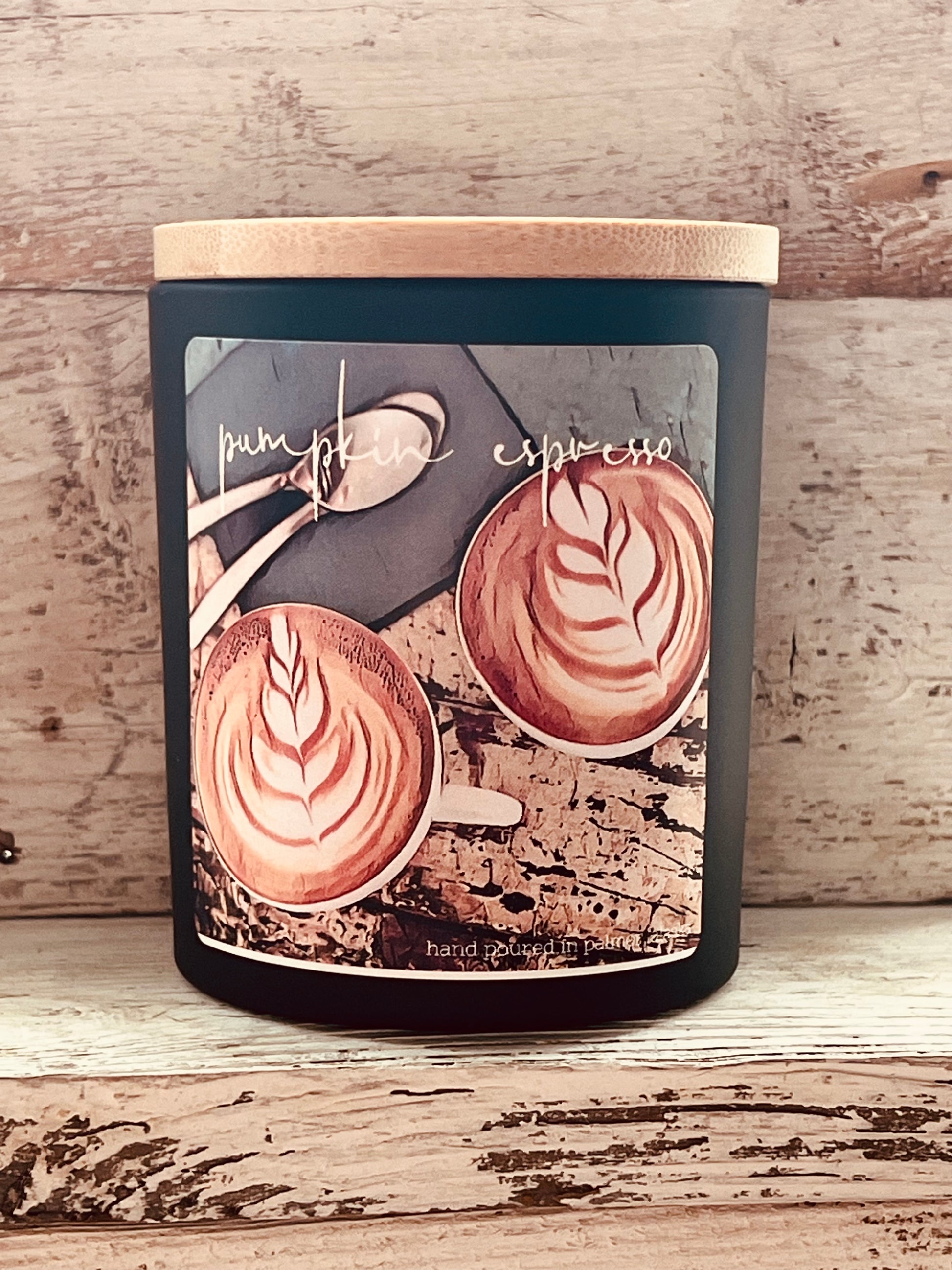 pumpkin espresso candle